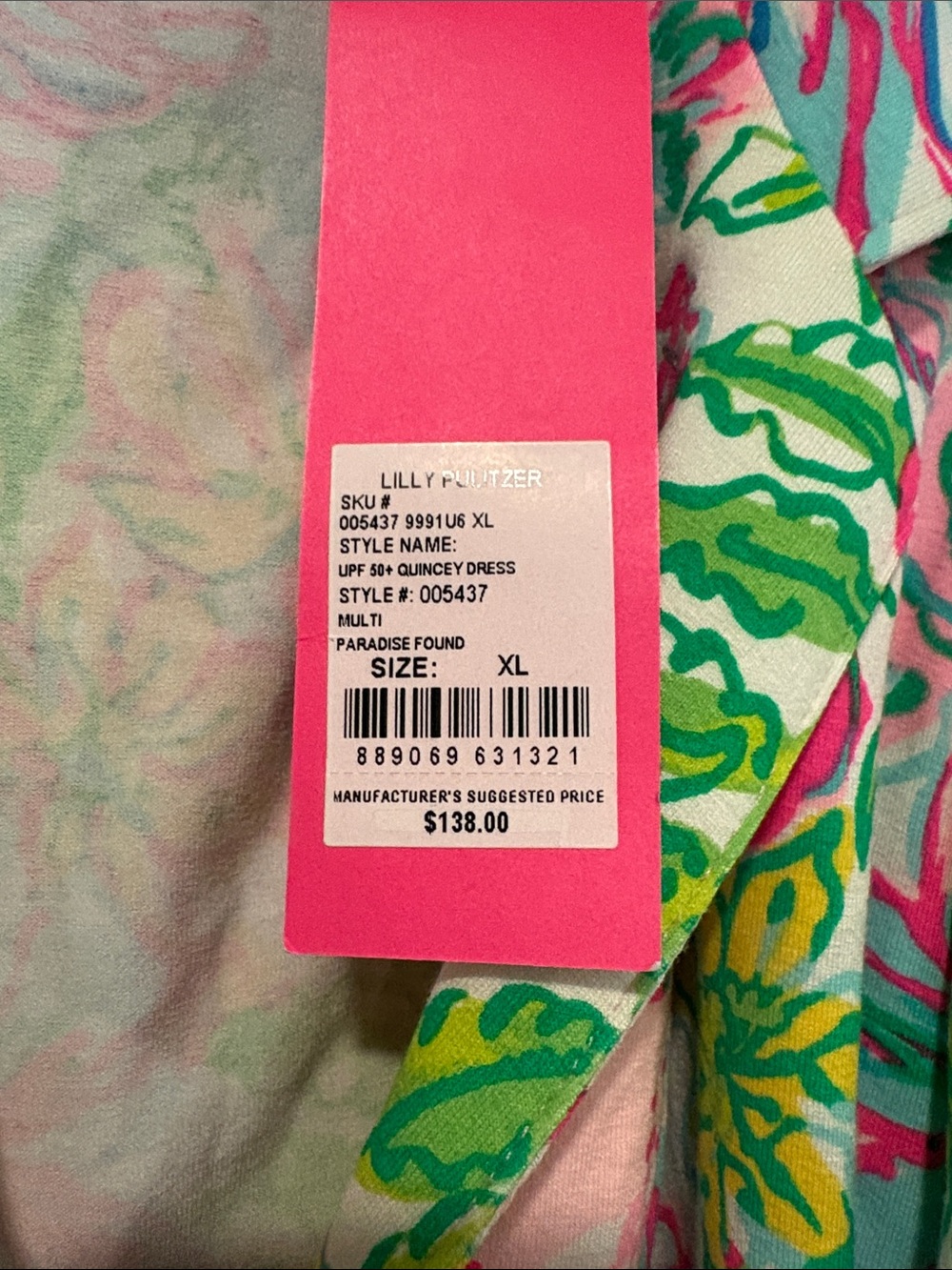 Lilly Pulitzer Pink Multi Floral Collared Shift Dress - Picture 3 of 3